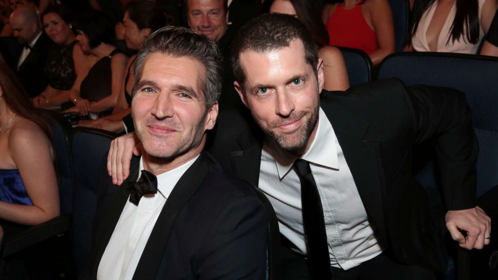 PHOTO: David Benioff and D.B. Weiss attend the 67th Primetime Emmy Awards on Sept. 20, 2015, at the Microsoft Theater in Los Angeles.