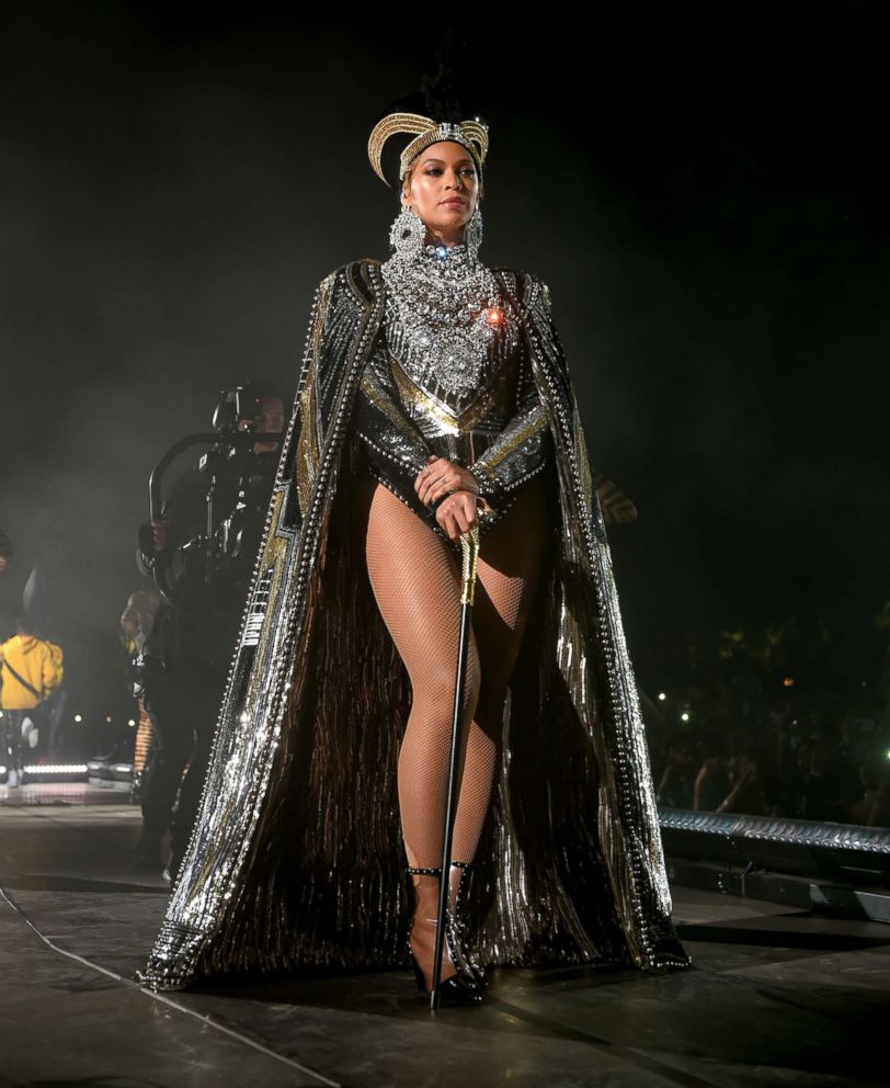 PHOTO: Beyonce performs onstage during 2018 Coachella Valley Music and Arts Festival Weekend 1 at the Empire Polo Field, April 14, 2018 in Indio, Calif.