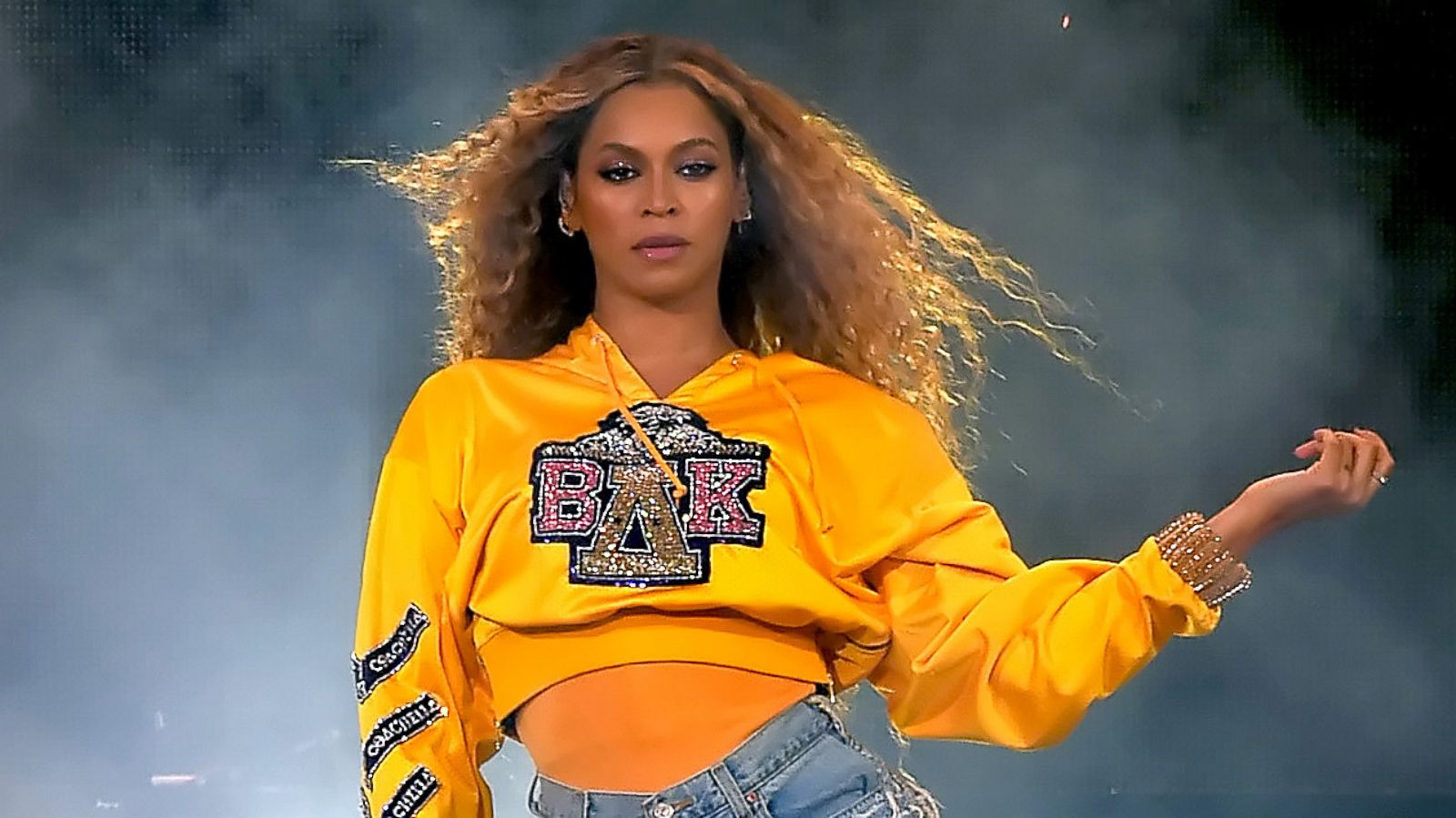 PHOTO: Beyonce Knowles performs onstage during 2018 Coachella Valley Music And Arts Festival Weekend 1 at the Empire Polo Field, April 14, 2018, in Indio, Calif.