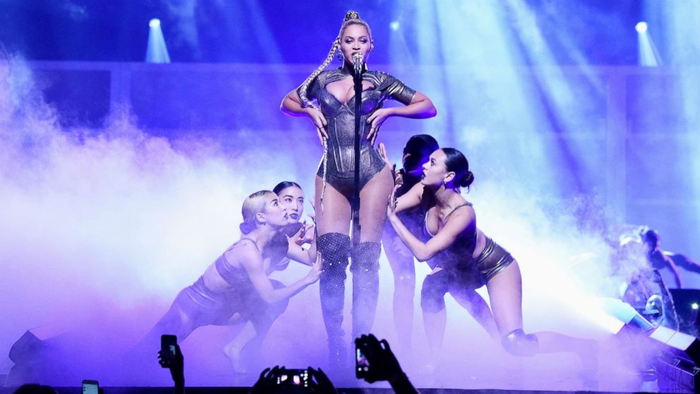 Beyonce performs on Oct. 15, 2016, in New York City.  