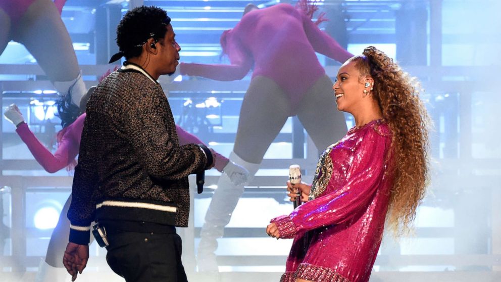 PHOTO: Jay-Z and Beyonce Knowles perform onstage during the 2018 Coachella Valley Music And Arts Festival at the Empire Polo Field, April 21, 2018 in Indio, Calif.
