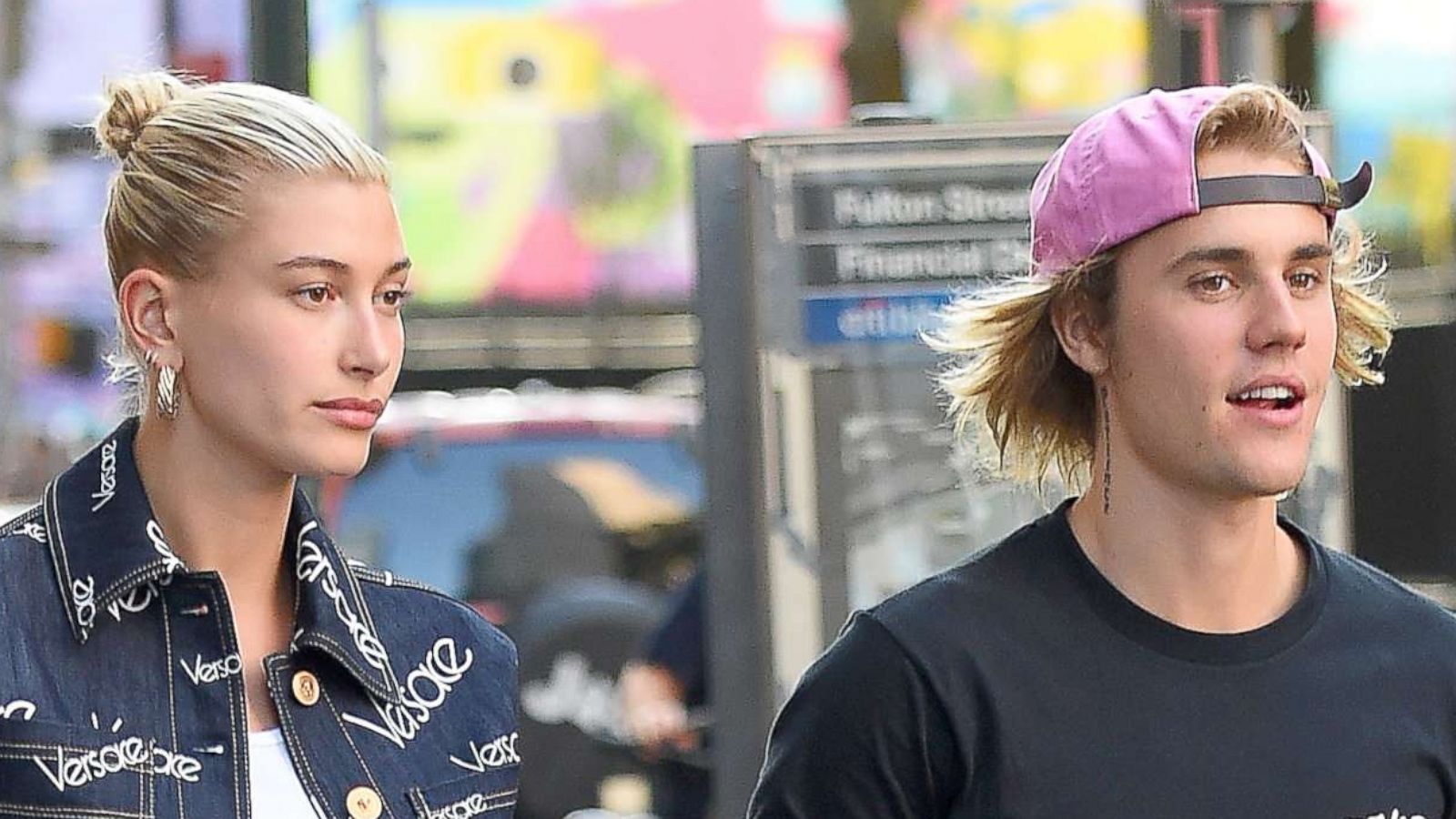 PHOTO: Hailey Baldwin and Justin Bieber leave NOBU holding hands, July,05,2018, in New York City.