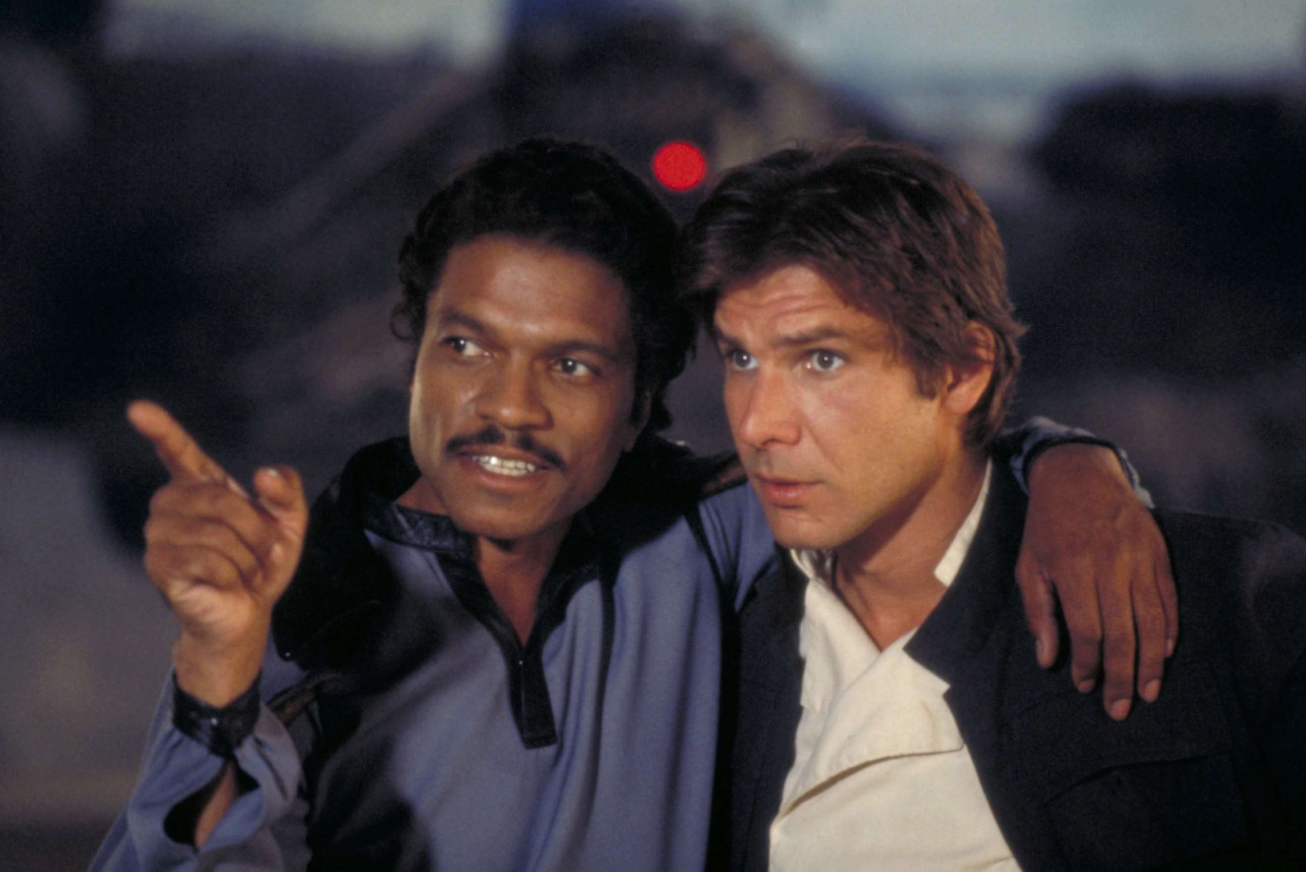 PHOTO: Billy Dee Williams and Harrison Ford appear in "Star Wars: Episode V - The Empire Strikes Back," in 1980.