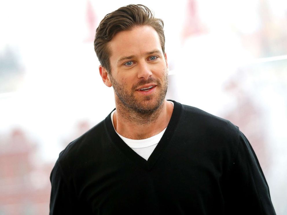PHOTO:Actor Armie Hammer poses during the photocall of Free Fire directed by Ben Wheatley, at Ritz-Carlton Hotel in Moscow, Russia, on April 10, 2017.