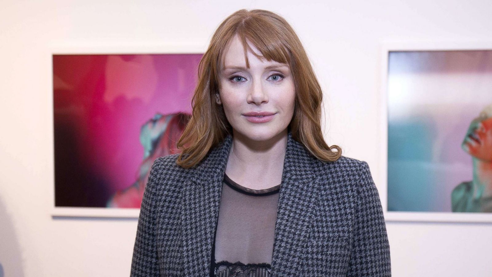 PHOTO: Bryce Dallas Howard attends the "Anton Yelchin: Provocative Beauty" Opening Night Exhibition at De Buck Gallery, Dec. 13, 2017, in New York.