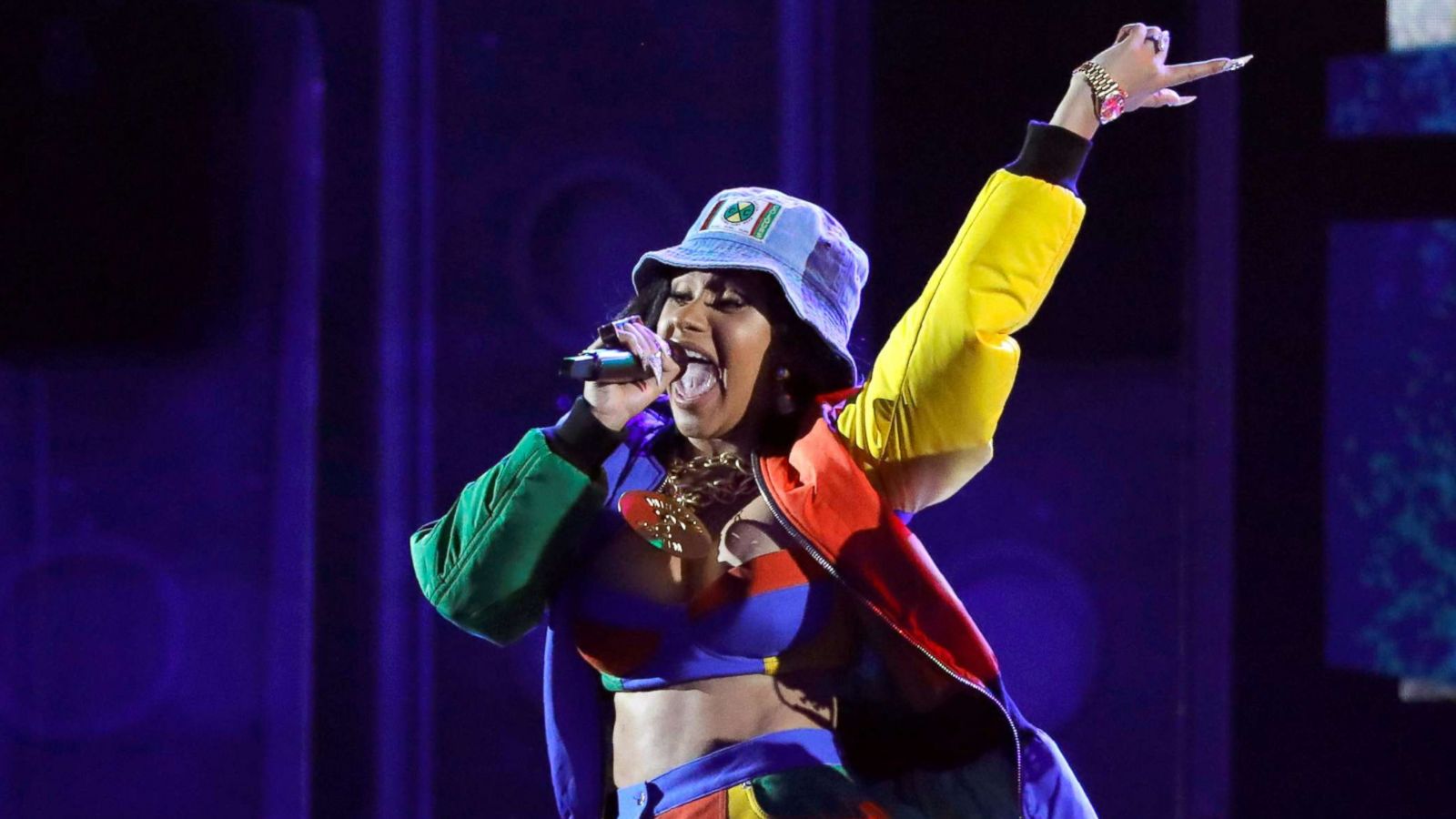 PHOTO: Cardi B performs at the 60th Annual Grammy Awards Show in New York City, Jan. 28, 2018.