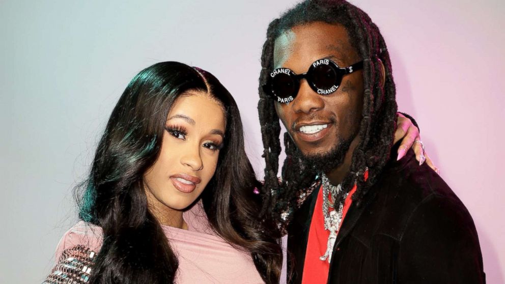 PHOTO: Cardi B and Offset backstage at the Mandalay Bay Resort and Casino in Las Vegas, April 26, 2018.