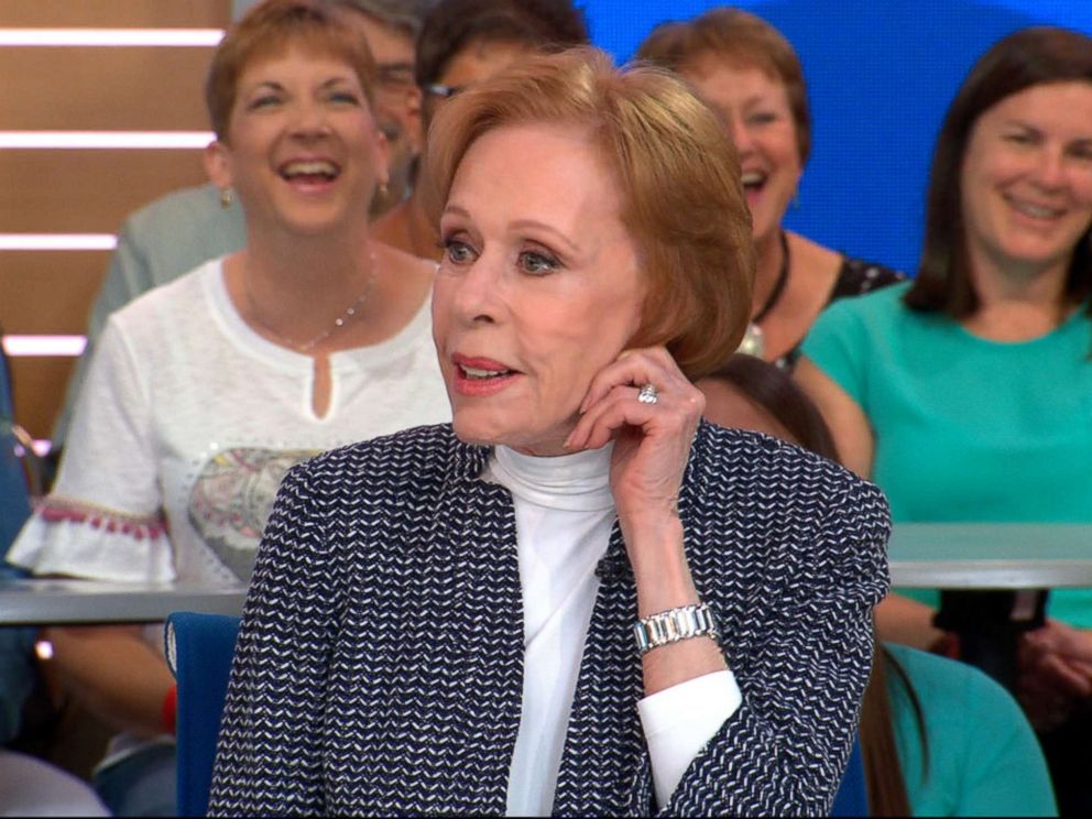 PHOTO: Carol Burnett opens up about what fans can expect from her new Netflix series, A Little Help with Carol Burnett, live on Good Morning America, May 3, 2018.
