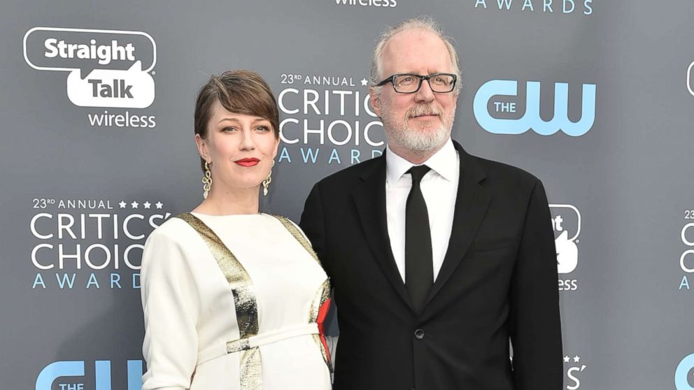 Carrie Coon and Tracy Letts attend The 23rd Annual Critics' Choice Awards, Jan. 11, 2018, in Santa Monica, Calif.