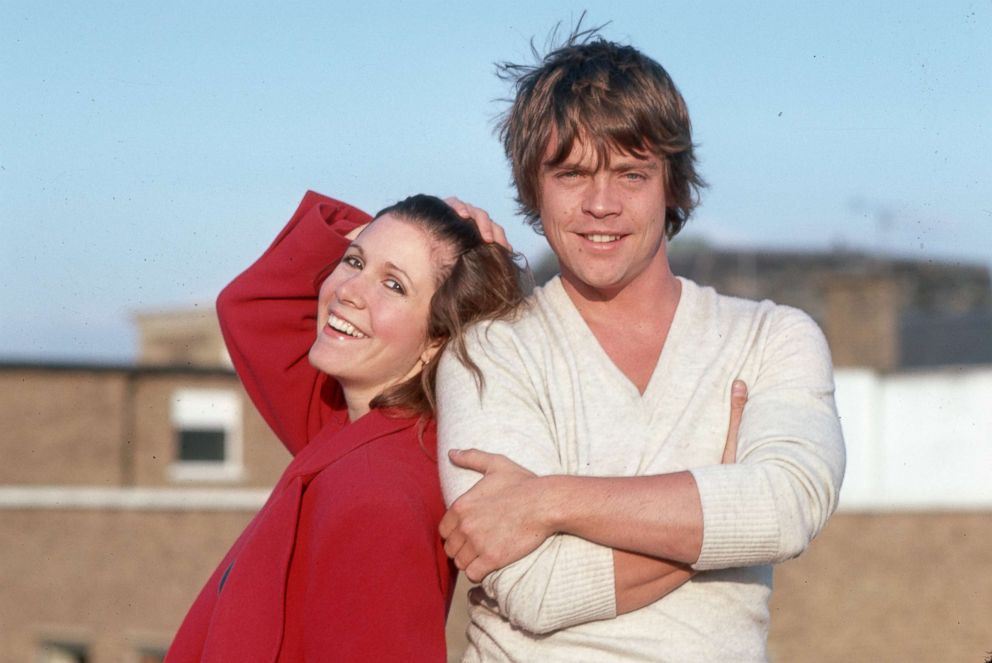 PHOTO: Star Wars trilogy costars Mark Hamill and Carrie Fisher circa 1980. 