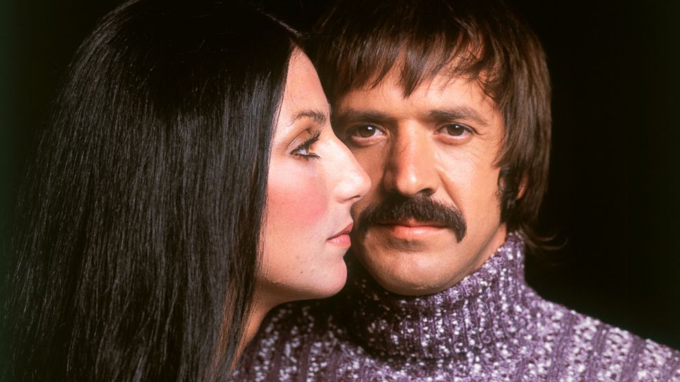 PHOTO: Singing duo Cher and Sonny Bono pose for a portrait in this Oct. 1972 photo in New York.
