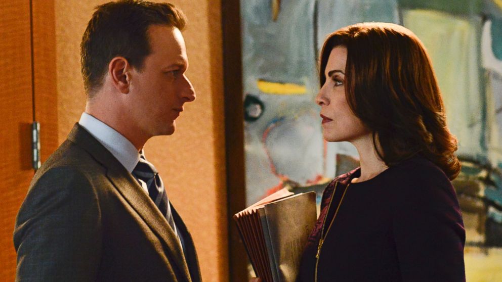 Josh Charles as Will Gardner and Julianna Margulies as Alicia on 'The Good Wife". 