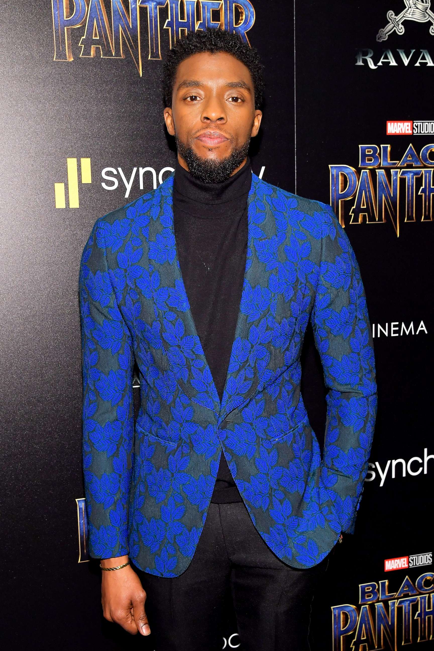 PHOTO: Chadwick Boseman attends the screening of Marvel Studios' "Black Panther" hosted by The Cinema Society, Feb. 13, 2018 in New York City.