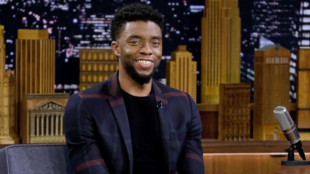 PHOTO: Chadwick Boseman visits "The Tonight Show Starring Jimmy Fallon" at Rockefeller Center, Feb. 28, 2018 in New York City.