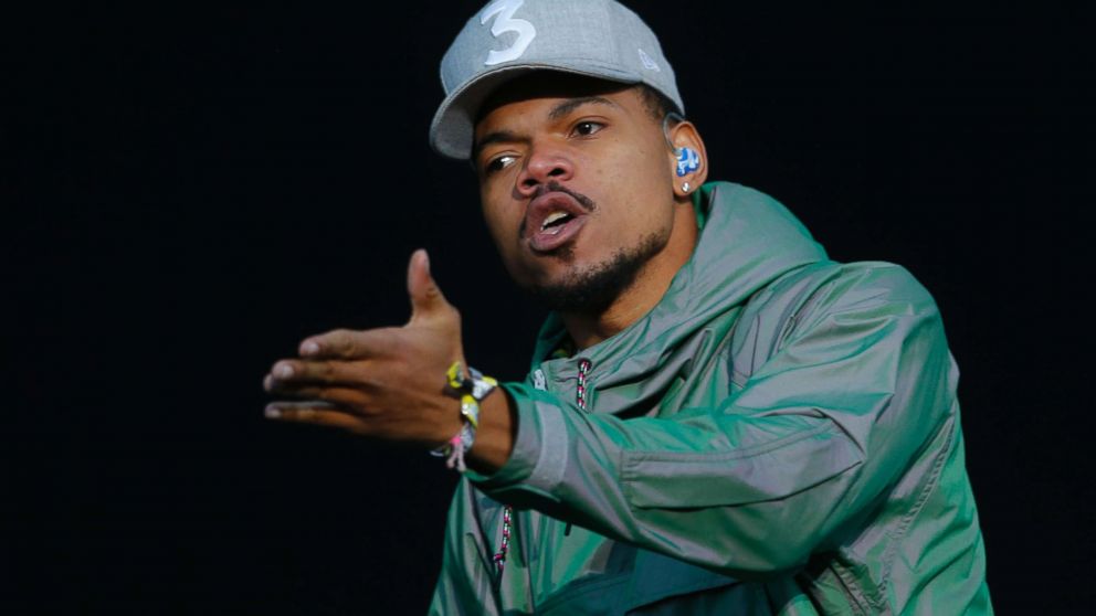 Chance the Rapper performs during the second day of Lollapalooza Chile 2018 at Parque O'Higgins, March 17, 2018, in Santiago, Chile. 