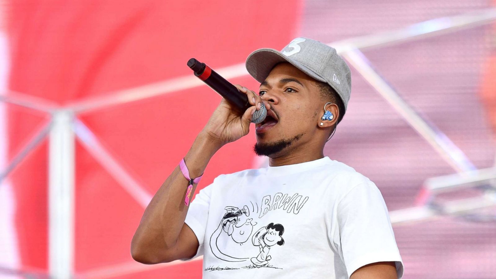 PHOTO: Singer Chance the Rapper performs as a special guest on the Coachella stage, April 15, 2018, in Indio, Calif.