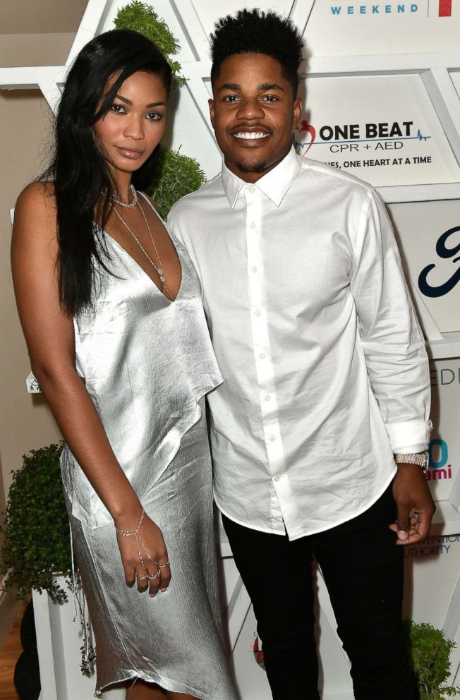 PHOTO: In this file photo, Chanel Iman and Sterling Shepard attend the Gala Benefiting Irie Foundation, June 29, 2017, in Miami Beach, Fla.