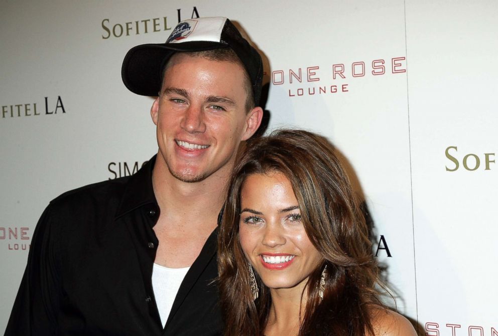 PHOTO: Channing Tatum and actress Jenna Dewan arrive at the Stone Rose Lounge and Simon LA preview at the newly renovated Sofitel LA Hotel, June 21, 2006, in Los Angeles.