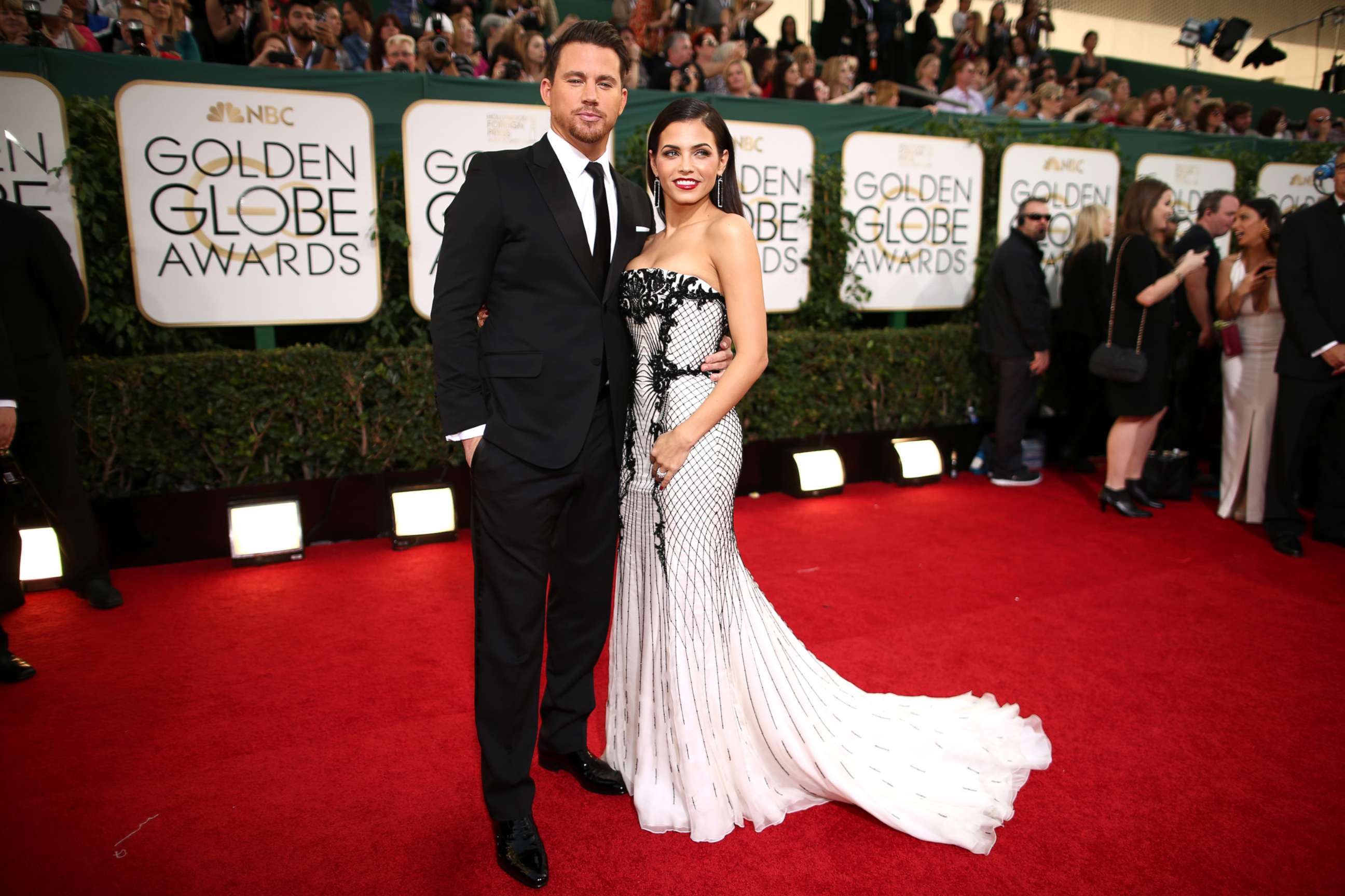 PHOTO: In this file photo dated Jan. 12, 2014, actors Channing Tatum and Jenna Dewan arrive to the 71st Annual Golden Globe Awards held at the Beverly Hilton Hotel, in Beverly Hills, Calif.
