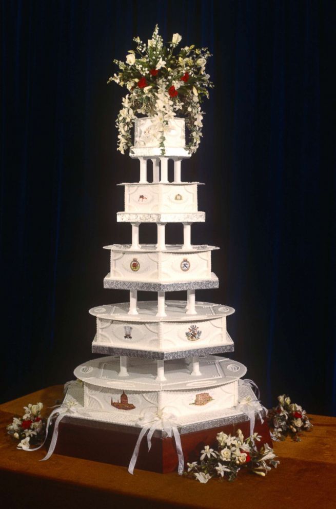 PHOTO: The wedding cake for Charles and Diana's Royal Wedding, July 29, 1981.