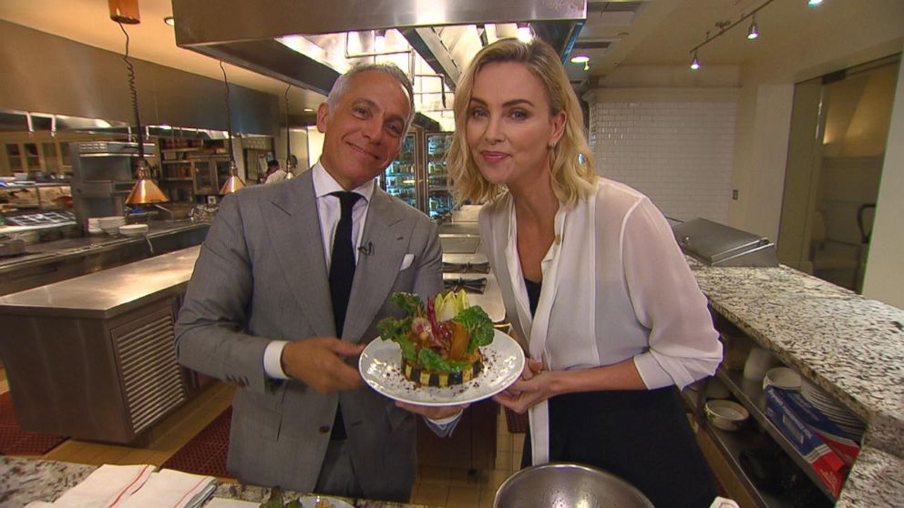 VIDEO: Charlize Theron shows how to make her favorite roasted squash salad 