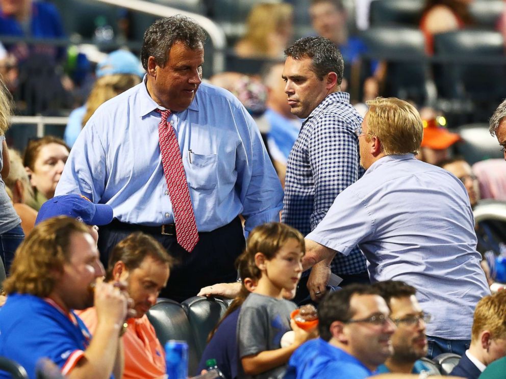 PHOTO: Governor of New Jersey Chris Christie attends the game between the New York Mets and the St. Louis Cardinals at Citi Field, July 18, 2017, Flushing, New York.