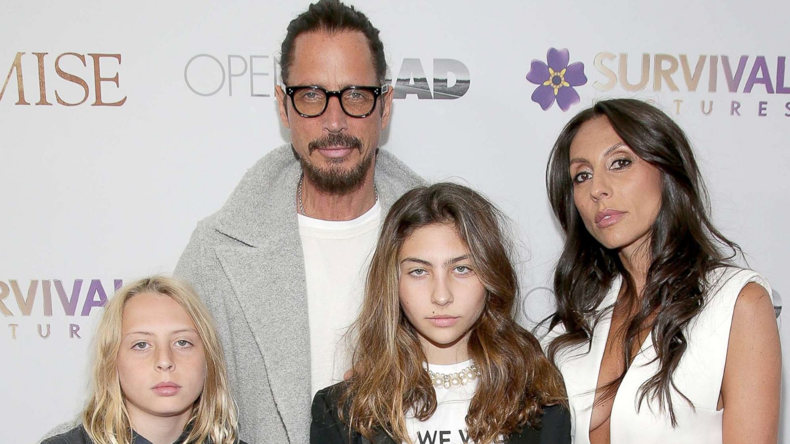 PHOTO: In this file photo, Chris Cornell with family attend "The Promise" New York Screening at Paris Theatre, April 18, 2017, in New York City.