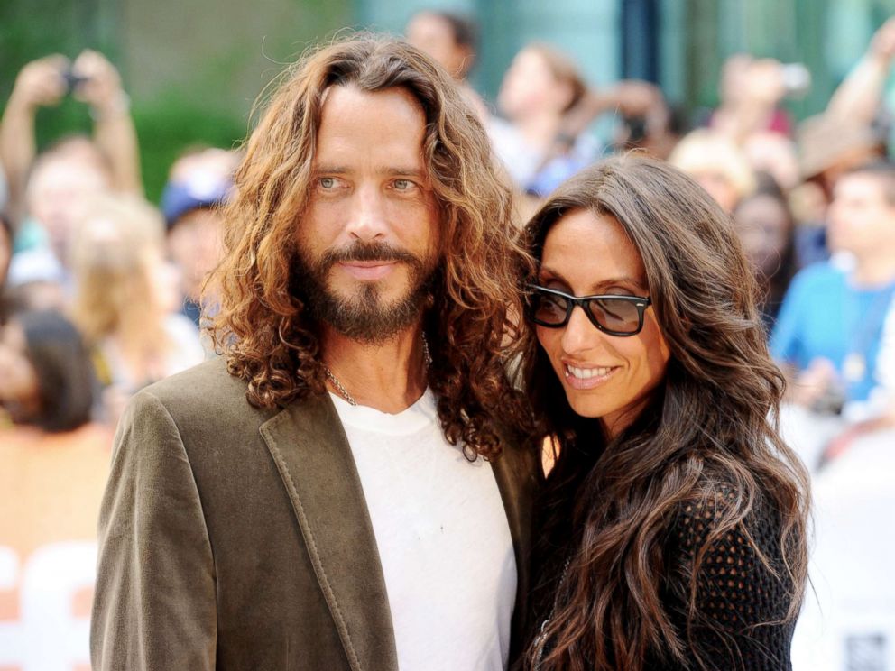PHOTO: Chris Cornell and wife Vicky Karayiannis arrive at the premiere of "Machine Gun Preacher" during the Toronto International Film Festival on Sept. 11, 2011, in Toronto.