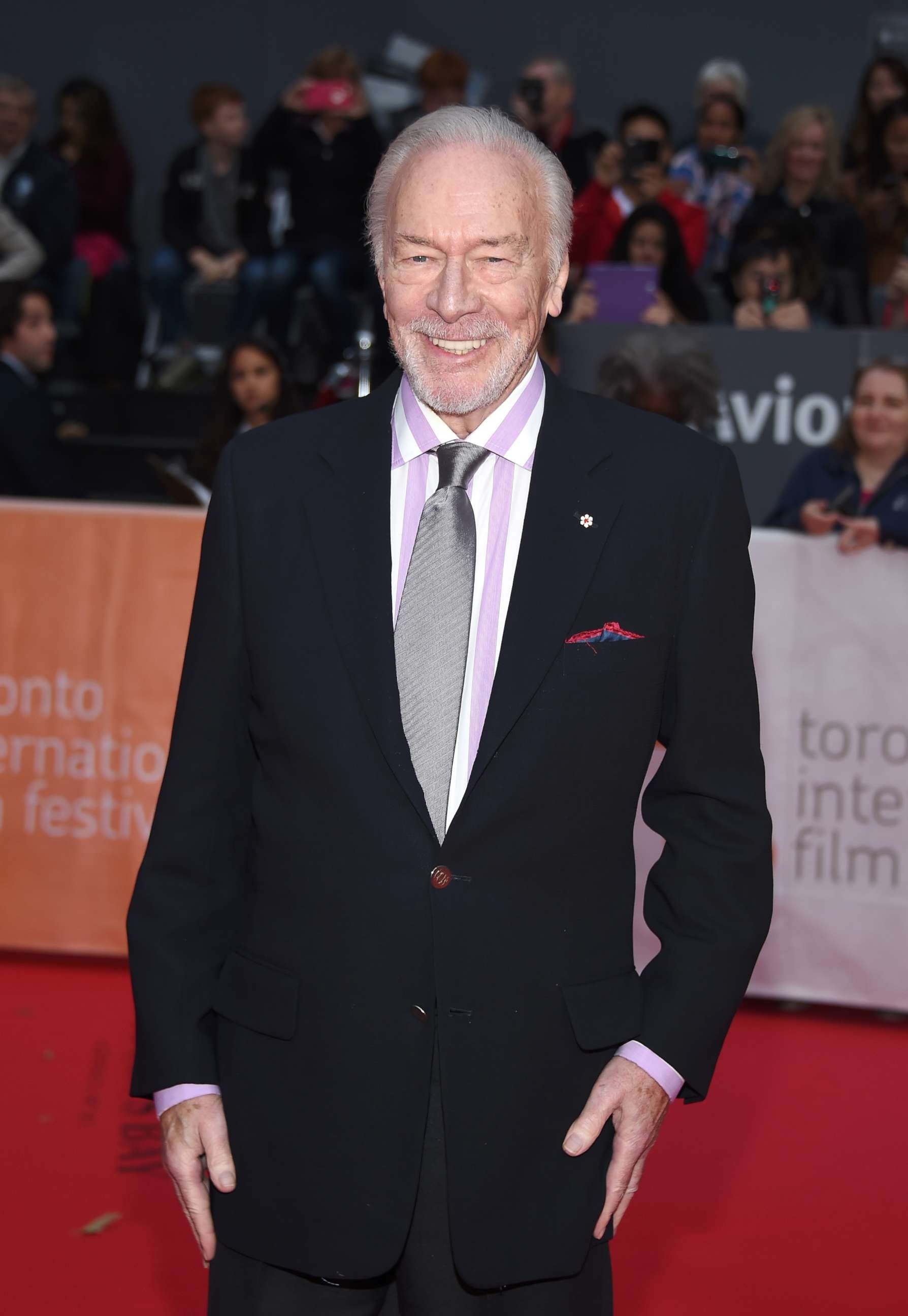 PHOTO: Christopher Plummer attends the "Remember" premiere during the 2015 Toronto International Film Festival at Roy Thomson Hall on Sept. 12, 2015 in Toronto.