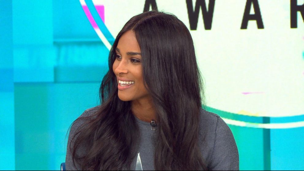PHOTO: Singer Ciara announced AMA nominees in six categories live on "GMA."