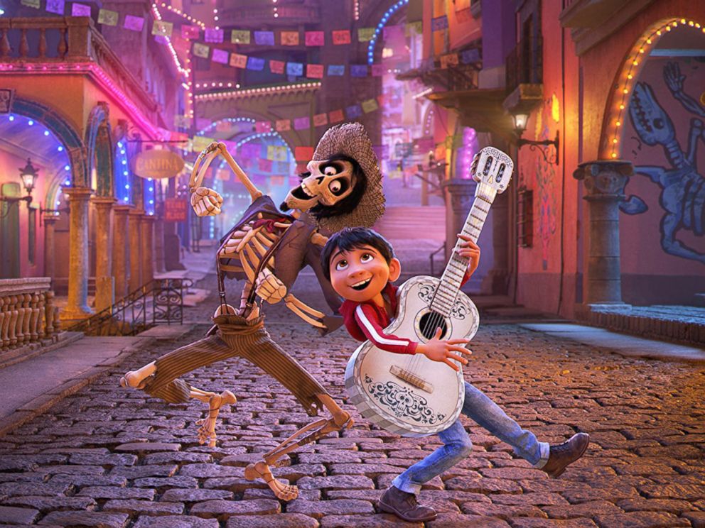PHOTO: Gael García Bernal and Anthony Gonzalez in Coco, 2017.