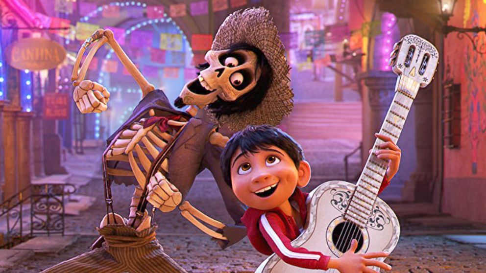 PHOTO: Gael Garcia Bernal and Anthony Gonzalez in "Coco," 2017.