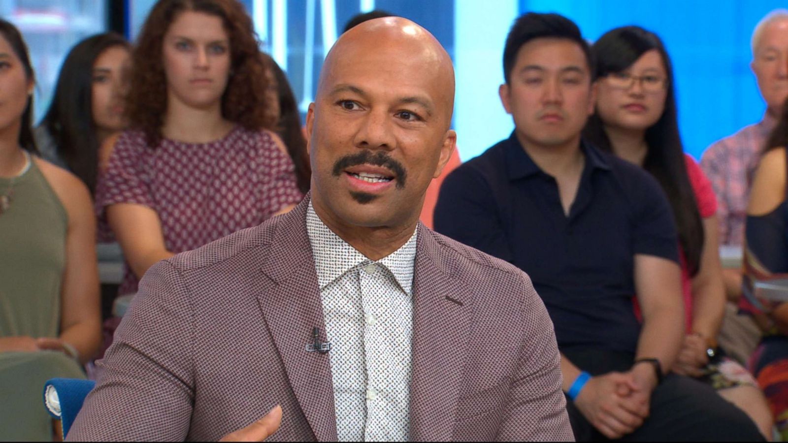 PHOTO: Common talks to "Good Morning America" about his new movie "The Tale."