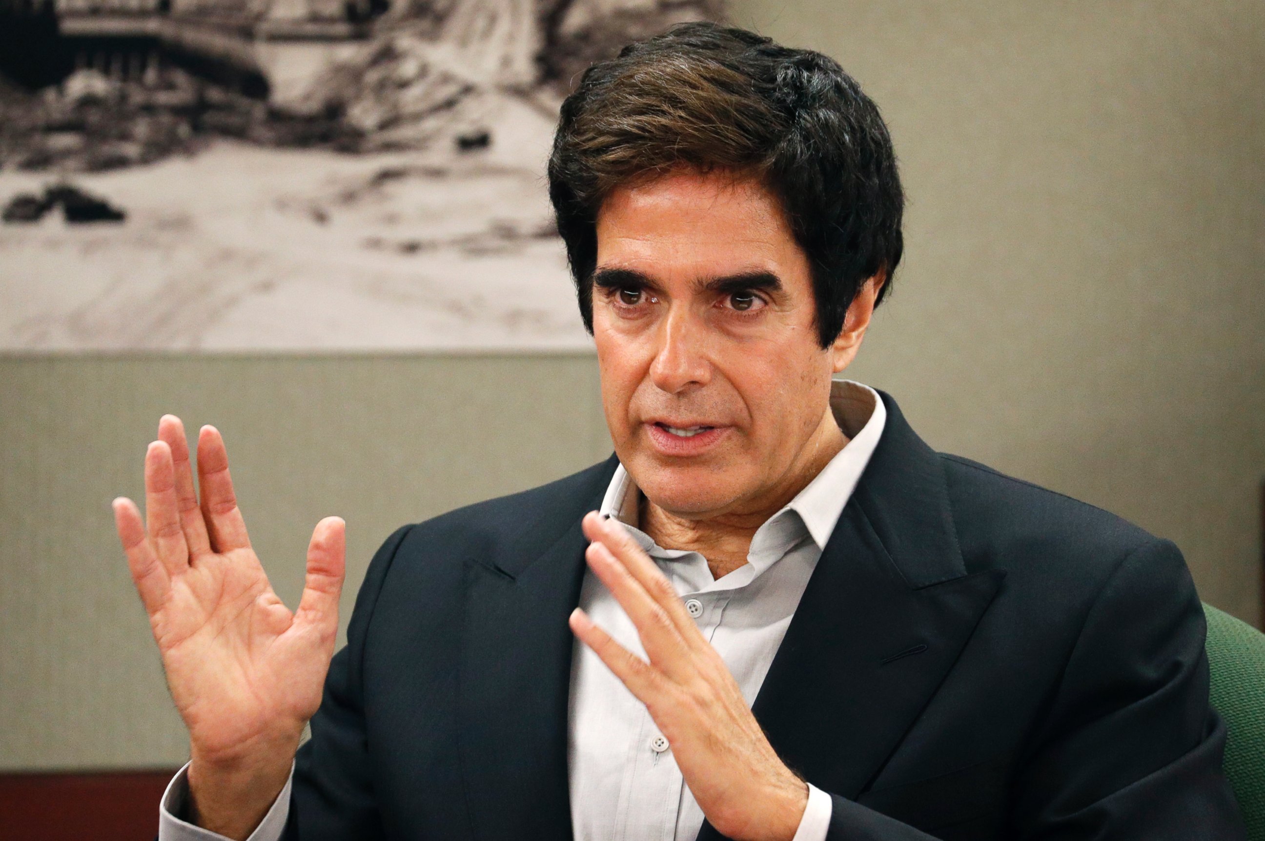 In this April 24, 2018, file photo, illusionist David Copperfield appears in court in Las Vegas.