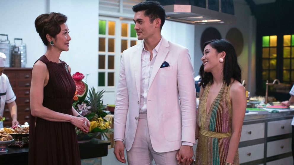 PHOTO: Pictured from left, Michelle Yeoh, Henry Golding and Constance Wu in a scene from "Crazy Rich Asians." 