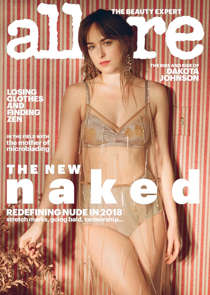 PHOTO: Dakota Johnson is the cover star for Allure's "New Naked" issue .