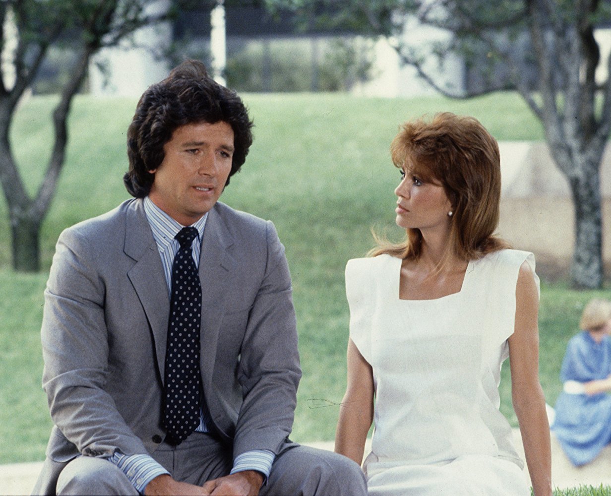PHOTO: Victoria Principal and Patrick Duffy in the CBS TV show, 'Dallas' in 1978.