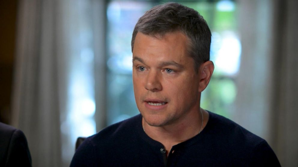 PHOTO: Matt Damon responds to the Harvey Weinstein scandal that is rocking Hollywood in an interview with ABC News' Michael Strahan. 
