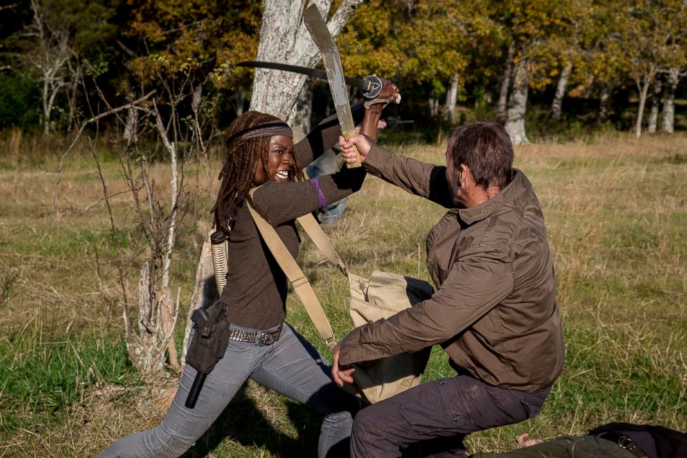 PHOTO: Danai Gurira appears as Michonne  in "The Walking Dead." 