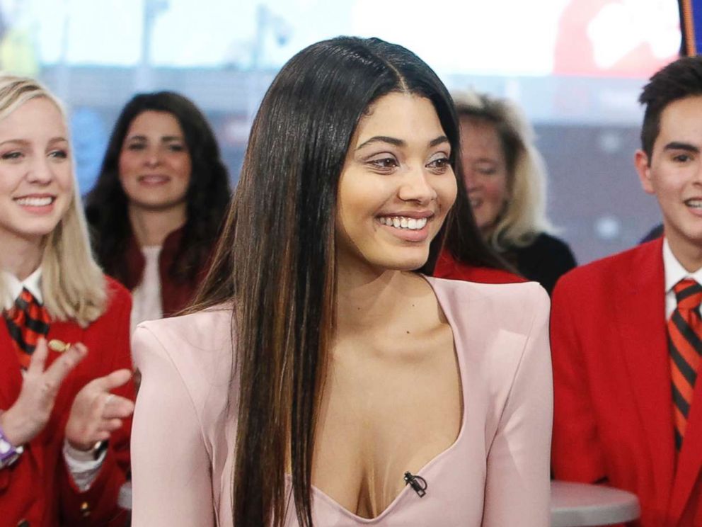 PHOTO: Sports Illustrated Swimsuit 2018 cover model  Danielle Herrington is a guest on "Good Morning America," Feb. 13, 2018.