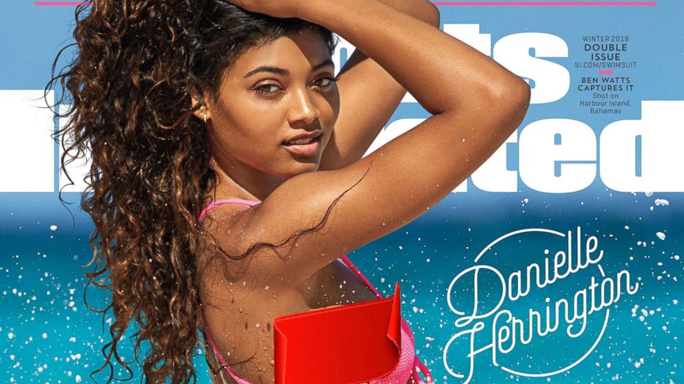 PHOTO: Danielle Herrington appears on the cover of the 2018 Sports Illustrated Swimsuit Issue.
