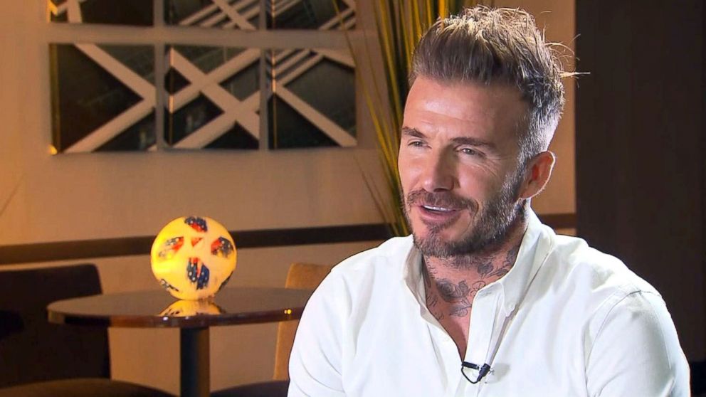 PHOTO: Soccer star David Beckham is officially launching a Major League Soccer team in Miami.