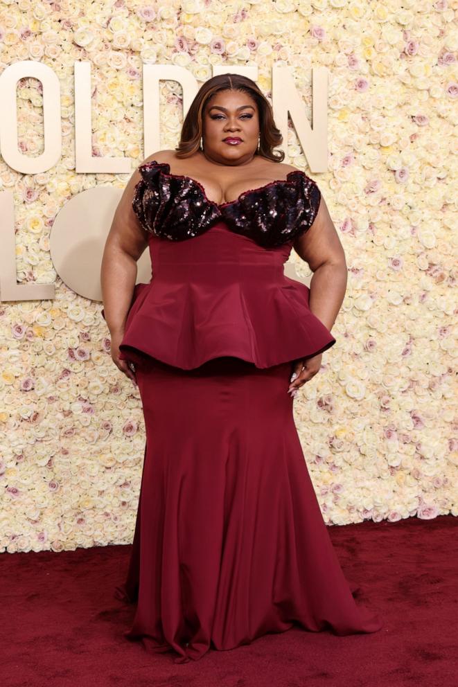 PHOTO: Da'Vine Joy Randolph attends the 81st Annual Golden Globe Awards at The Beverly Hilton on Jan. 7, 2024 in Beverly Hills.