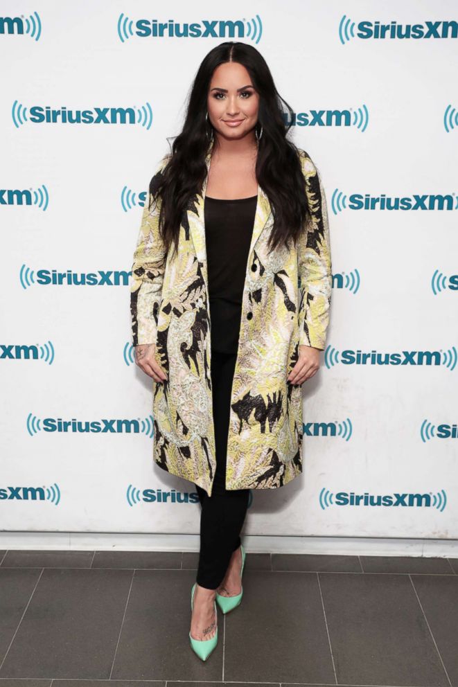 PHOTO: Singer Demi Lovato visits the SiriusXM Studios, March 22, 2018, in New York City.