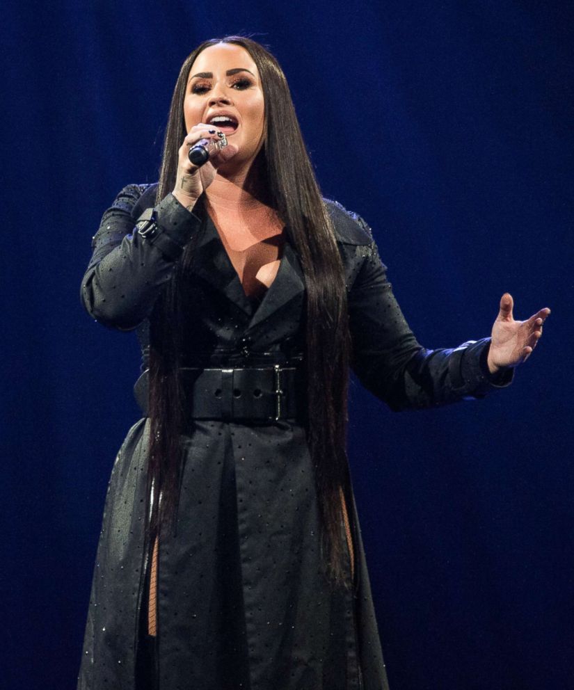 PHOTO: Demi Lovato performs on stage during her Tell Me That You Love Me tour at Arena Birmingham, June 29, 2018, in Birmingham, England. 