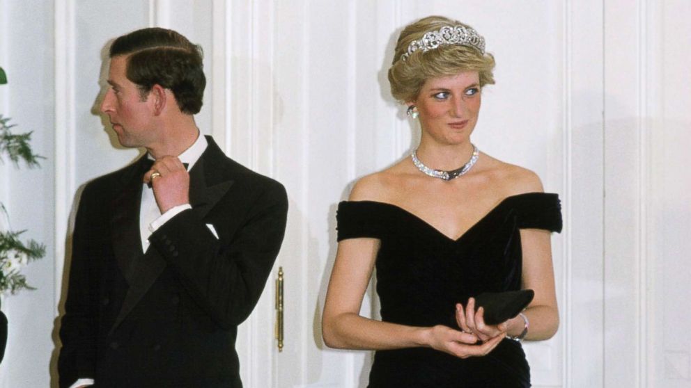 PHOTO: The Prince And Princess Of Wales in Germany, Diana wearing a dress designed by fashion designer Victor Edelstein, on Nov. 2, 1987.