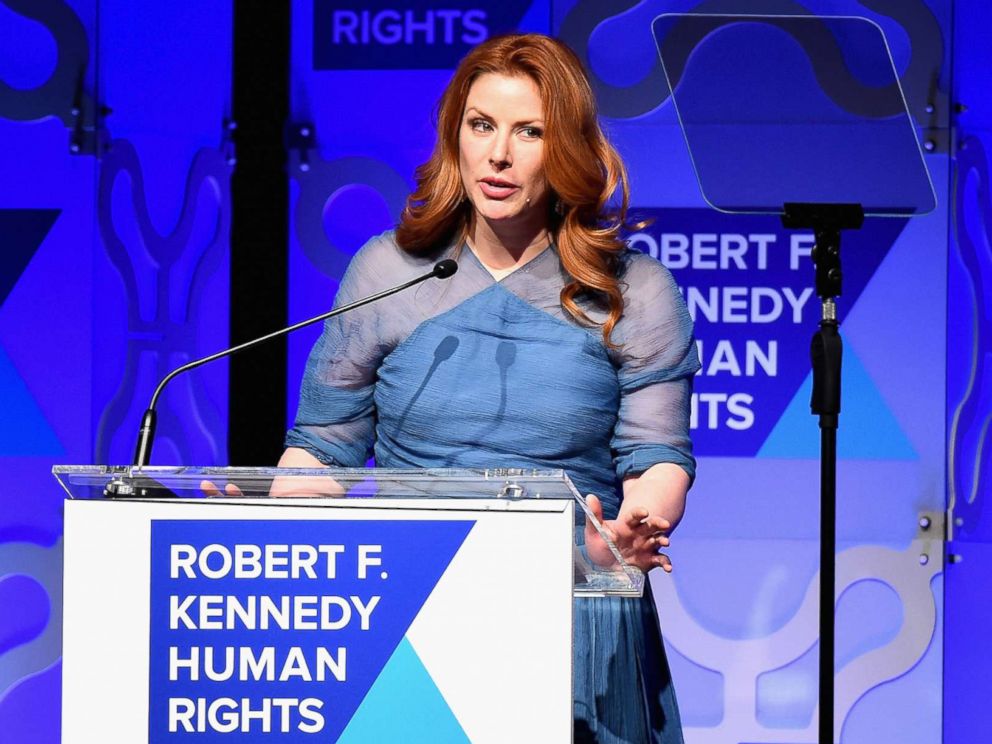 PHOTO: Actress Diane Neal speaks onstage at RFK Human Rights Ripple of Hope Awards Honoring VP Joe Biden in New York, Dec. 6, 2016.