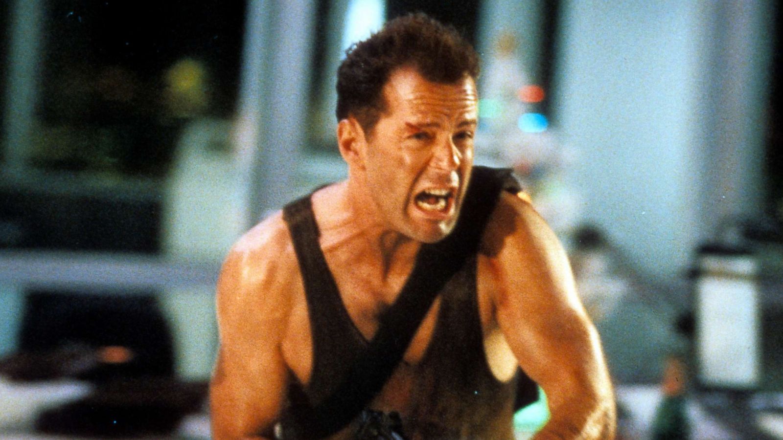 PHOTO: Bruce Willis in a scene from the film 'Die Hard', 1988.