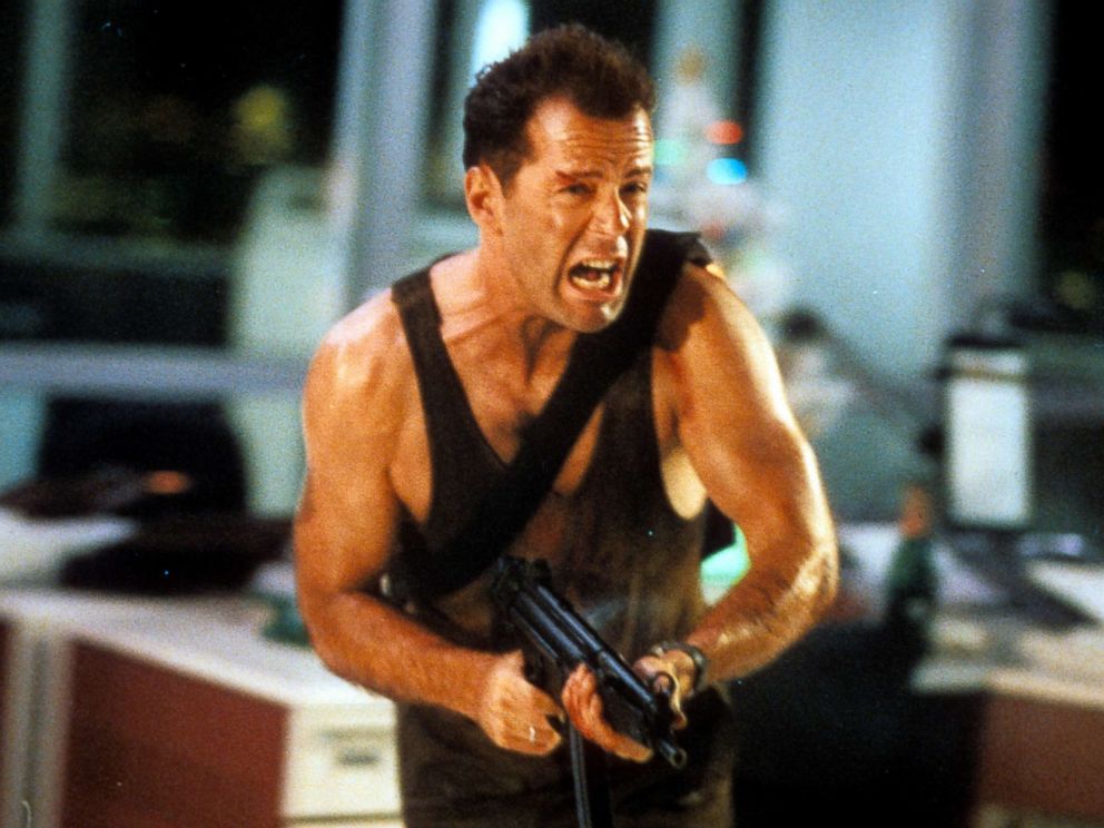 PHOTO: Bruce Willis in a scene from the film Die Hard, 1988.