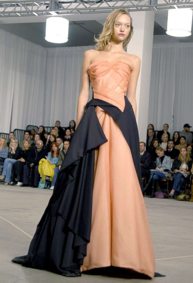 PHOTO: A model wears Roland Mouret during Olympus Fashion Week at Skylight Studio in New York, Feb. 8, 2005.